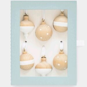 Sugar Paper Wooden Ornaments